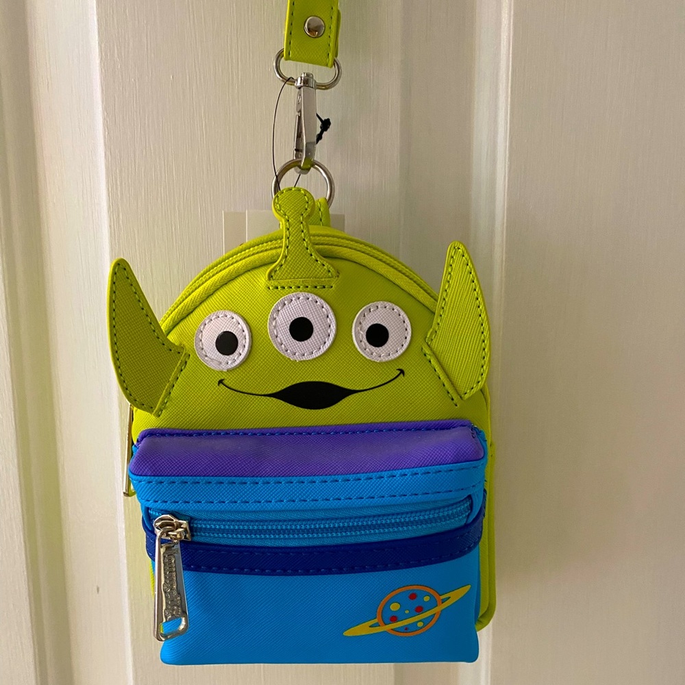 NWT Toy Story Alien Wristlet | Disney Loungefly Mini Backpack